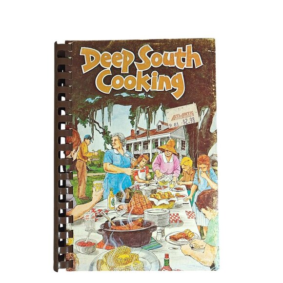 Deep South Cooking Vintage Spiral-Bound Cookbook 1977 Cajun Creole Local Ethnic - Picture 1 of 7
